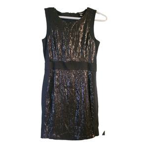 RUDSAK Black Sequins Mini Dress. Size Small.